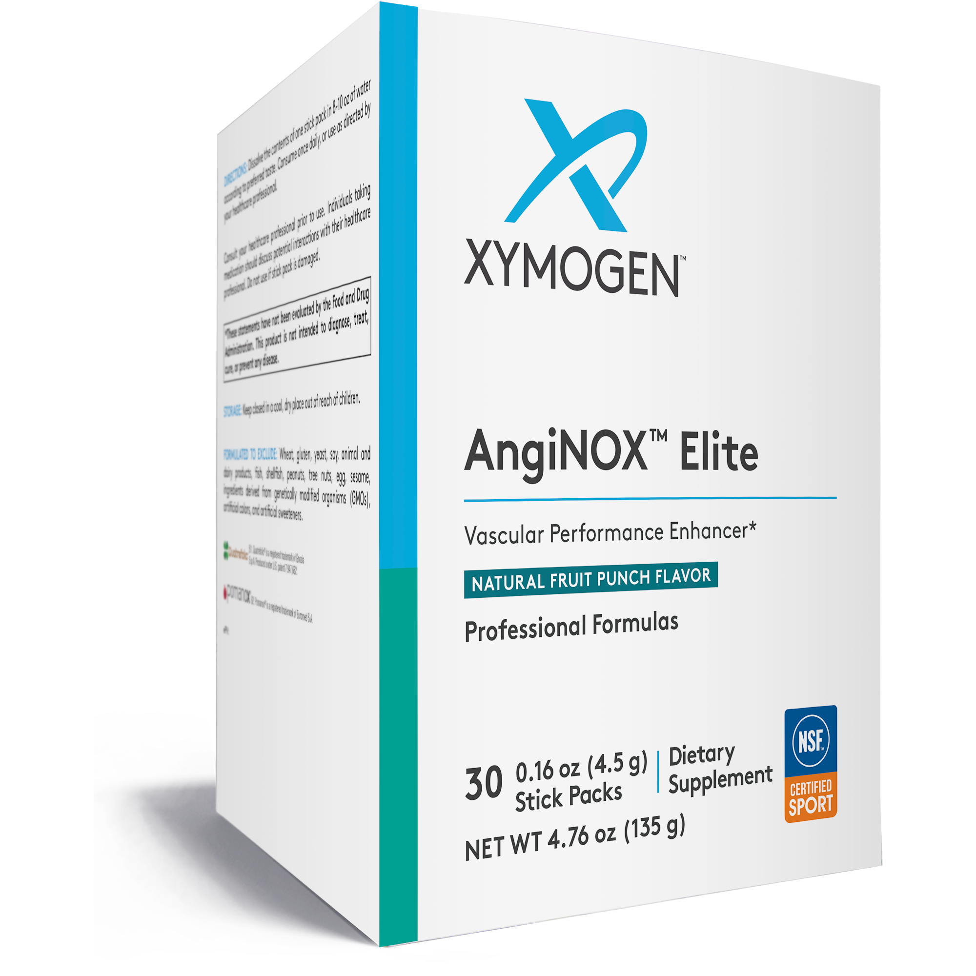 AngiNOX Elite Fruit Punch - 30 Servings | Xymogen